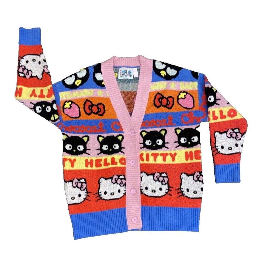 Hello Kitty & Friends Cardigan Adult Size Small Forever 21